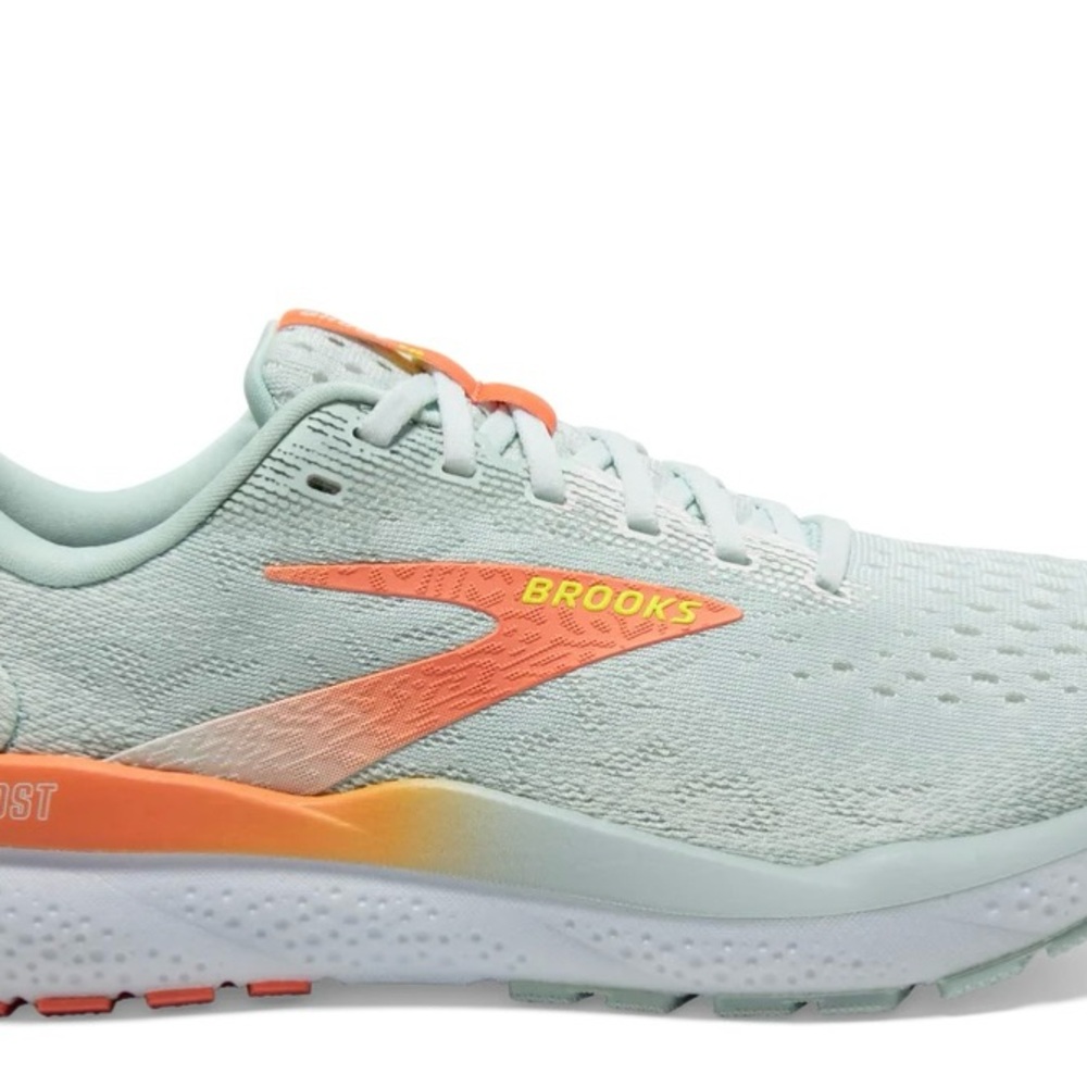 Brooks Women's Athletic Shoes - Mint Green and Coral
